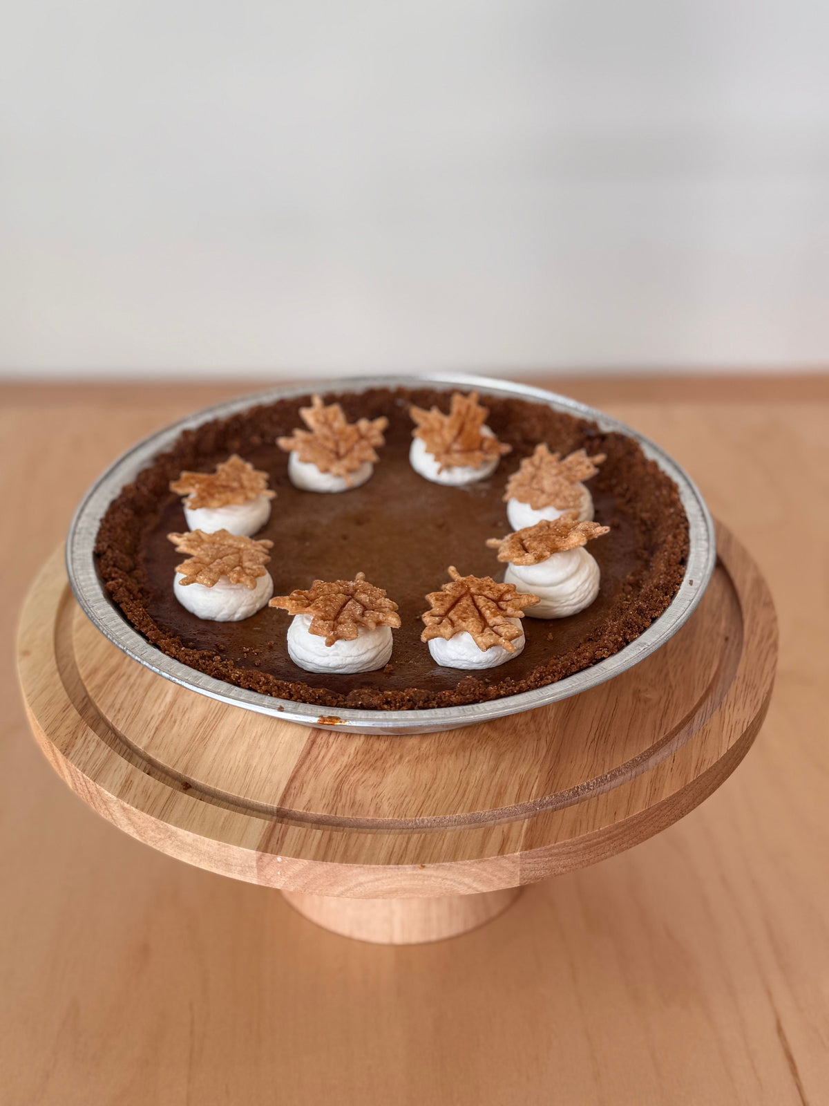 Pumpkin Gingersnap Pie
